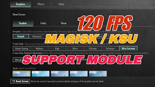 Finally 120 Fps BGMI here Support Every Custom Rom User Module Link In description 😍🔥 [upl. by Gilli]