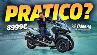 YAMAHA TRICITY 300 2024 È DAVVERO COME DICONO O NO 🧐  Test Ride ITA [upl. by Cirdek]