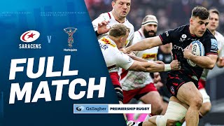 Saracens v Harlequins  FULL MATCH  Plenty of Tries in London Derby  Gallagher Premiership 2324 [upl. by Adan]