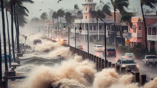 ⚠️ HURRICANE STORM FLORIDA  SIESTA KEY BEACH LIVE CAM [upl. by Etan]