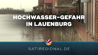 Lauenburg bereitet sich auf Hochwasser vor [upl. by Behka]