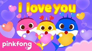 Valentines Day Sharks❤️  Baby Shark Valentine  Best Kids Songs  Pinkfong Songs for Children [upl. by Fawcette]