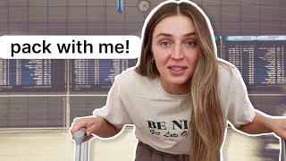 What I ACTUALLY pack on an influencer trip [upl. by Vala626]