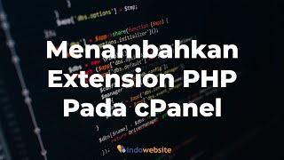 Menambahkan Extension PHP [upl. by Krenn]