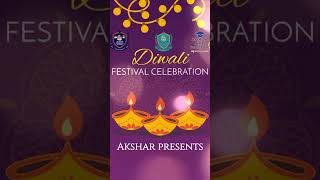 DIWALI CELEBRATION 2024 AKSHAR INTERNATIONAL SCHOOL AND CHALK amp DUSTER SCHOOL [upl. by Boak]