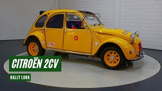 Citroën 2CV  Rally Look  652 CC  Unique appearance  1982 VIDEO wwwERclassicscom [upl. by Heim]