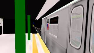 Nyctrman NYCT Openbve R160B Lefferts Blvd Bound A Train ArriveDepart at 181St [upl. by Michella]