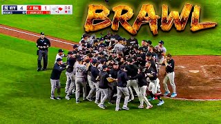 Yankees Orioles Fight  A Classic Yankees Orioles BRAWL [upl. by Okimik]