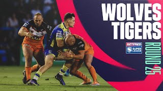 Highlights  Warrington Wolves v Castleford Tigers Round 25 2022 Betfred Super League [upl. by Kliber808]