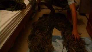 how to make a ghillie suit step by step HQ [upl. by Akinehc]