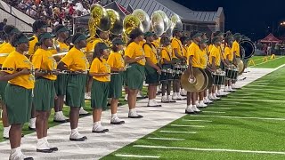 Carver Montgomery High School Marching Band Halftime Show At Dothan 2024 Marching Into Stands [upl. by Tennos]