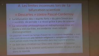 CEP  Considération sur les limites de la science actuelle  Pierre Perrier [upl. by Llebana15]