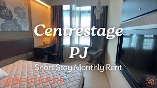 Centrestage  Petaling Jaya  Monthly Rent  WIDEBED  Short Term Rent [upl. by Jenness897]