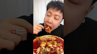 Huge Spicy seafood eatingasmr mukbang decenteats seafoodeating [upl. by Arihk980]