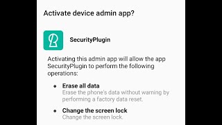 HOW TO DEACTIVATE SECURITY PLUGIN ON YOUR PHONE palmpay education how [upl. by Mei167]