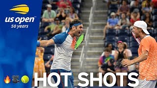 Doubles Hot Shot Alert Radu Albot amp Malek Jaziri [upl. by Xenos]