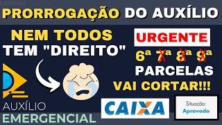 URGENTE Prorrogação do Auxílio Emergencial Até DEZEMBRO Não Será Para “TODOS” [upl. by Uolyram]