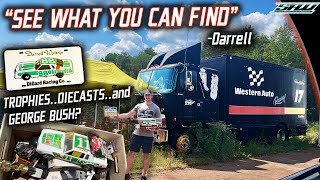 Darrell Waltrips Time Capsule 1971 GMC Hauler Packed FULL of NASCAR History Museum Grade Stuff [upl. by Heinrike]