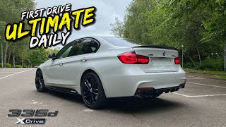 FIRST DRIVE IN MY BMW 335D X DRIVE THE ULTIMATE DAILY [upl. by Yonah849]