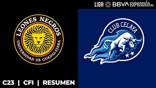 ¡Los Toros Pegan de Visita  Resumen  Leones Negros vs Celaya  4os de Final Ida  Clausura 2023 [upl. by Lalitta]