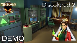 Discolored 2 FULL DEMO Walkthrough Puzzle Game [upl. by Annahsit]