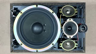 SONY SSL90V  SSL90VH 4Way Speaker System Maintenance Disassembling Examination Test [upl. by Nairam141]