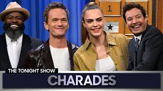 Charades with Neil Patrick Harris and Cara Delevingne  The Tonight Show Starring Jimmy Fallon [upl. by Dnamron651]