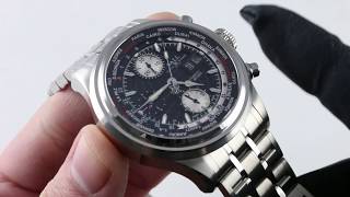 PreOwned Ball Watch Company Trainmaster Worldwide GMT Chronograph CM2052DSJBK Luxury Watch Review [upl. by Peednas]