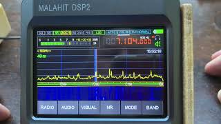 Malahit DSP2 SDR demonstration [upl. by Noseaj]