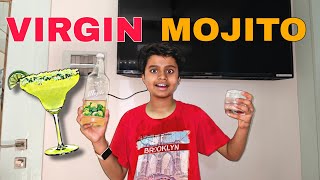 VIRGIN MOJITO HOME MADE TUTORIAL  SUMMERS VIRGIN MOJITO VLOG 🍷 [upl. by Almond579]