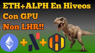 Dual Minería Con Trex Miner En HiveOS Para GPU NO LHRETHALPH [upl. by Vary304]