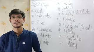 Words Related To Assuage  All Synonyms Asked By SSC  A Letter Class  5  English By Utkarsh Dubey [upl. by Egiaf]