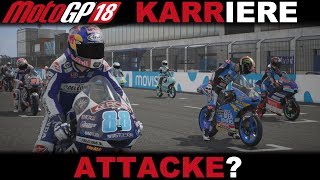 ATTACKE IN ARAGON  MotoGP 18 KARRIERE 021GERMAN PS4 Gameplay [upl. by Eadnus]