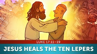 10 Lepers Bible Story for Kids  Luke 17  Thanksgiving Sunday School Lesson  ShareFaithkidscom [upl. by Afatsom299]