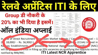 ITI FitterElectricianTurnerWelderMachinistICTSMMMTMCarpenterPlumber Etc NCR Apprentice 2023 [upl. by Adnamas119]