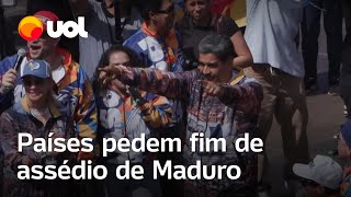 Países latinos exigem que governo venezuelano cesse quotassédioquot a opositores [upl. by Namyl578]