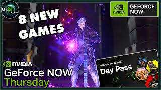 GeForce NOW News  8 New Games and GFN Day Passes are HERE [upl. by Romney995]