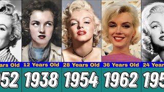 Marilyn Monroe  Transformation From 1 to 36 Years Old [upl. by Ojillek]