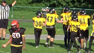 MRFL U13 Peewee StLaurent Spartans v Sun Youth Hornets 2024 [upl. by Nauqed322]