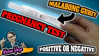 MALABONG GUHIT NA RESULTA NG PREGNANCY TEST [upl. by Zadoc270]