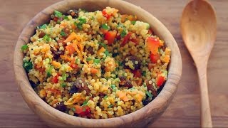 BEST QUINOA SALAD RECIPE EVER Colourful mint  turmeric salad [upl. by Nohsreg]