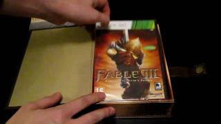 Unboxing Fable III  Limited Collectors Edition [upl. by Ataynik802]