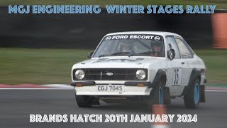 MGJ Engineering Brands Hatch Winter Stages Rally 20th January 2024 [upl. by Mayes92]