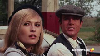 Bonnie and Clyde 50th Anniversary 1967 Presented by TCM  quotWe Rob Banksquot Clip [upl. by Yltnerb]