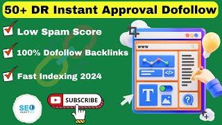 50 DR Dofollow Backlinks Instant Approval 2024 [upl. by Janek347]