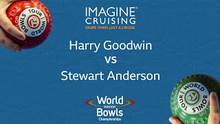 World Indoor Bowls Championship 2024 Harry Goodwin vs Stewart Anderson  Day 16 Match 3 [upl. by Anibla56]