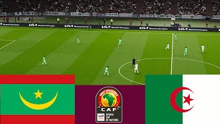 موريتانيا 1 vs 0 الجزائر CAF 2024 مباراة كاملة  محاكاة لعبة فيديو PES 2021 [upl. by Erehpotsirhc518]