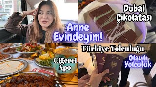 Anne Evindeyim 🤍 İZMİR  TÜRKİYE Yolculuğunda Talihsiz Olaylar  Dubai Çikolatası 🍫 [upl. by Innej457]