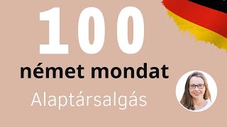 100 mondat I Német alaptársalgás [upl. by Jd]