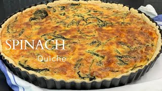 Spinach Quiche Cheese recipe idea [upl. by Llenyl105]